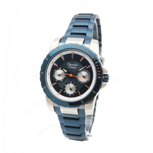 Alexandre Christie AC 6141 Silver Blue Lady BFBTUBU